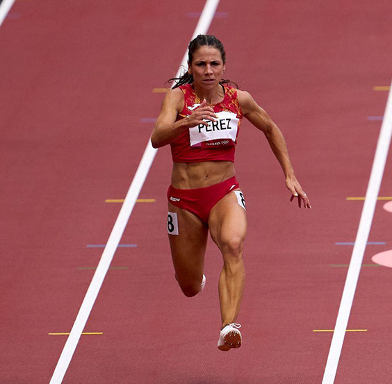 Velocista Maribel Pérez